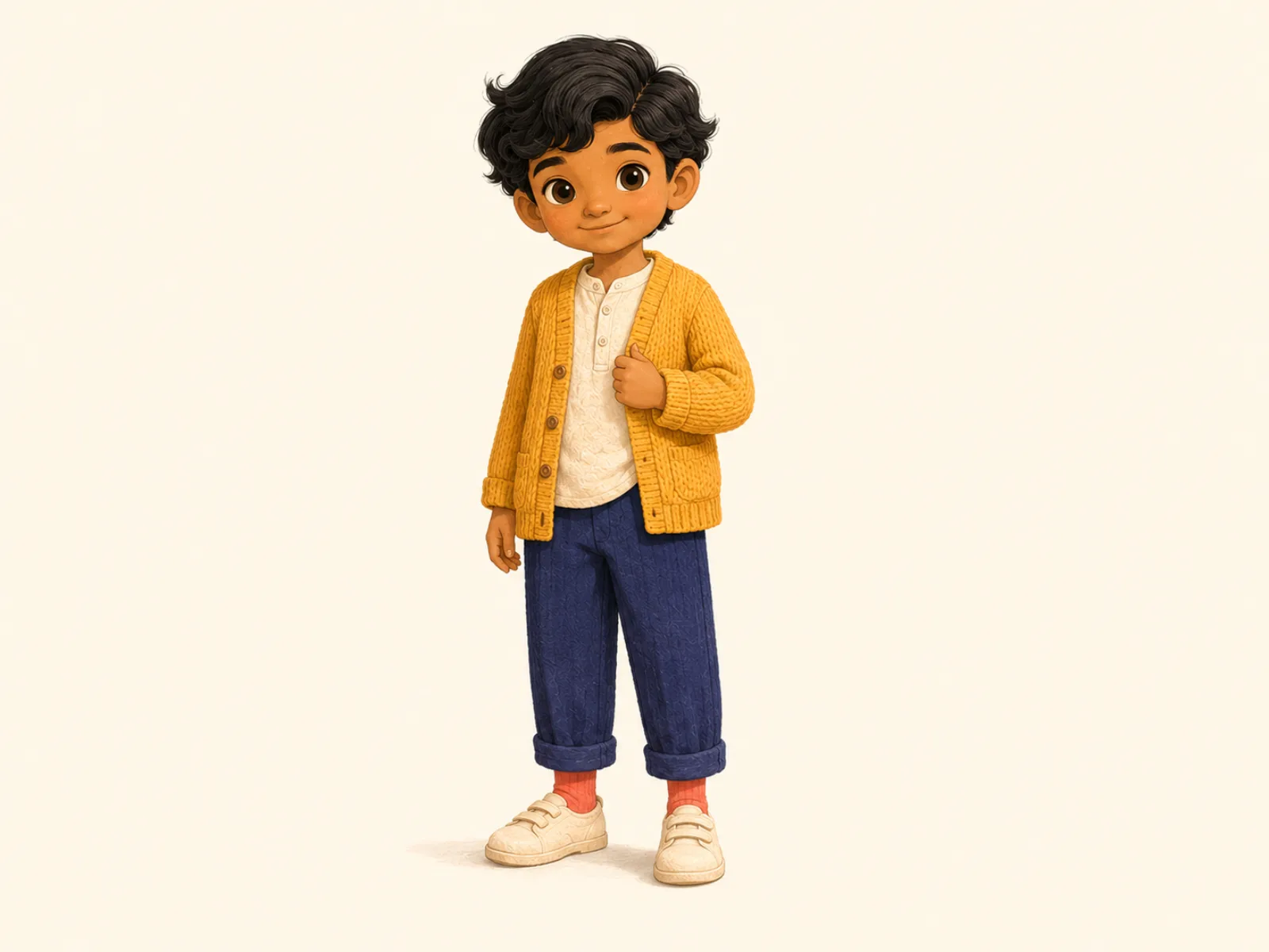 Aarav, illustrated as the hero of his own story